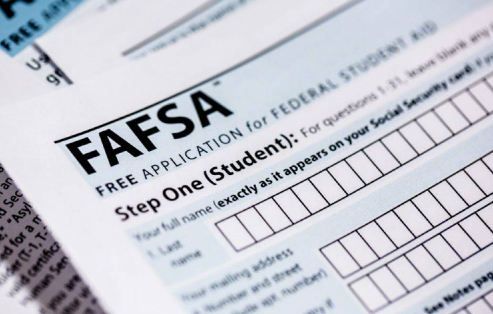 Completing the FAFSA form